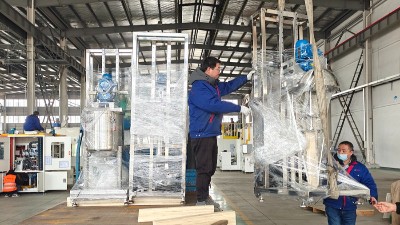 自動供膠系統(tǒng)預攪拌桶完成交付--浙江嘉興橡膠減震客戶