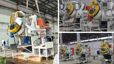 高產高精密噴涂！安捷倫滾噴機助力南京客戶磁芯噴涂