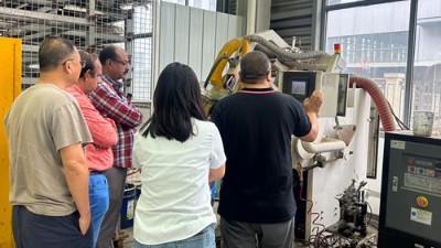 專攻金剛石串珠噴涂！安捷倫滾噴機(jī)征服印度金剛石繩具企業(yè)