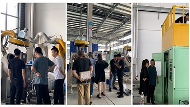 三批客戶到訪安捷倫 參觀驗收自動噴膠機(jī)、滾噴機(jī)