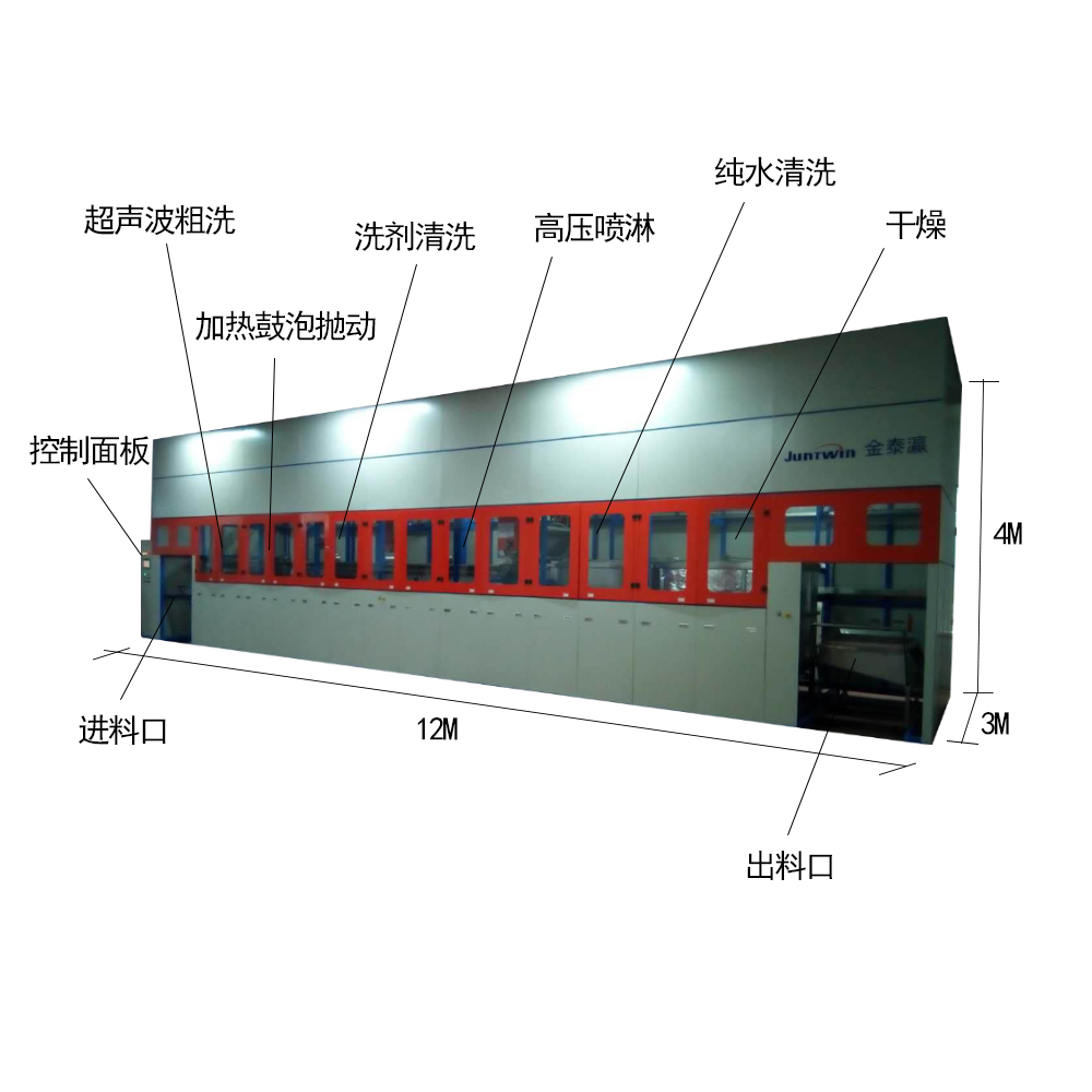 電子元件全自動超聲波清洗機