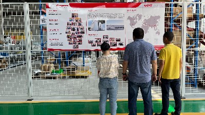 南通通州灣經(jīng)開局副局長到訪安捷倫南通工廠指導(dǎo)工作